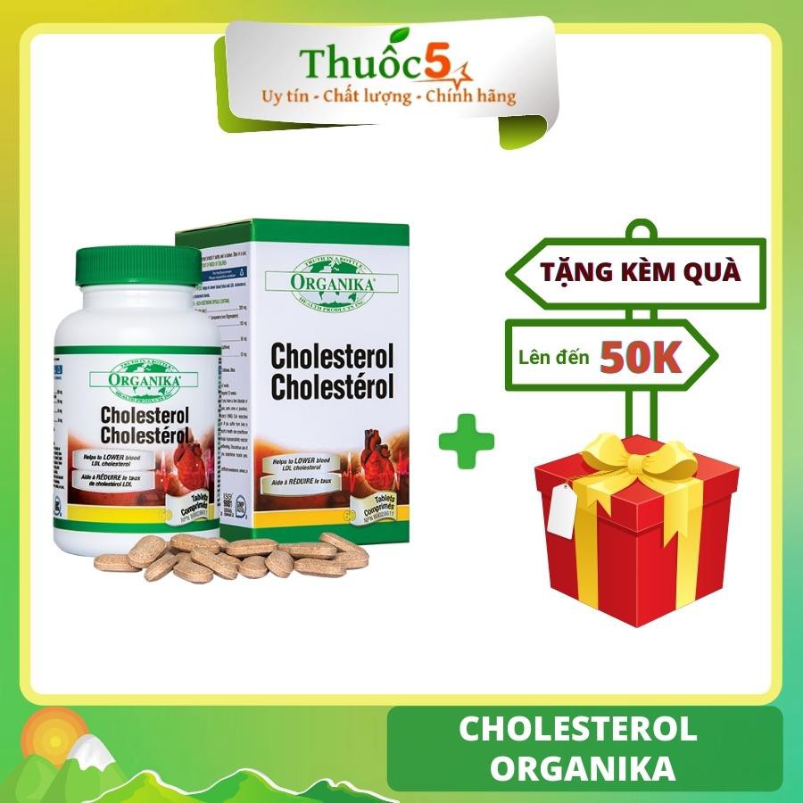Cholesterol Organika Viên Uống Hỗ Trợ Tim Mạch Hỗ Trợ Giảm Cholesterol, Mỡ Máu 60 Viên