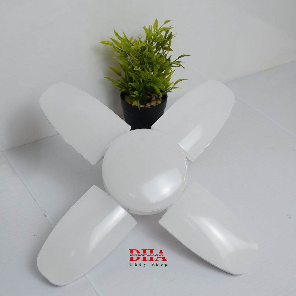 ĐÈN LED SIÊU SÁNG 4 CÁNH 5 BÓNG PHÁT SÁNG SIÊU TIẾT KIỆM ĐẾN 60% ĐIỆN NĂNG