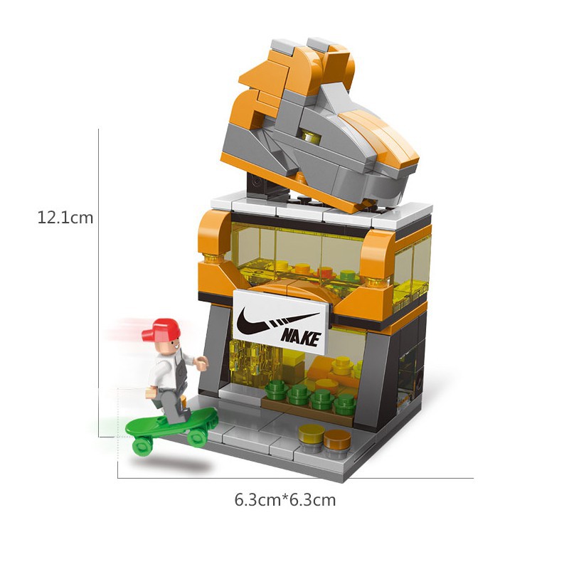 (HÀNG SẴN)- Bộ Đồ Chơi Lego Lắp Ráp Mô Hình cửa hàng đường phố giáo dục Cho Bé -7856