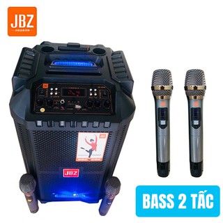 [Tặng 2 Micro] Loa Kéo Karaoke Bluetooth Jbz 0806 Bass 2 Tấc - Bh 6 Tháng - Hoàng Yến Computer