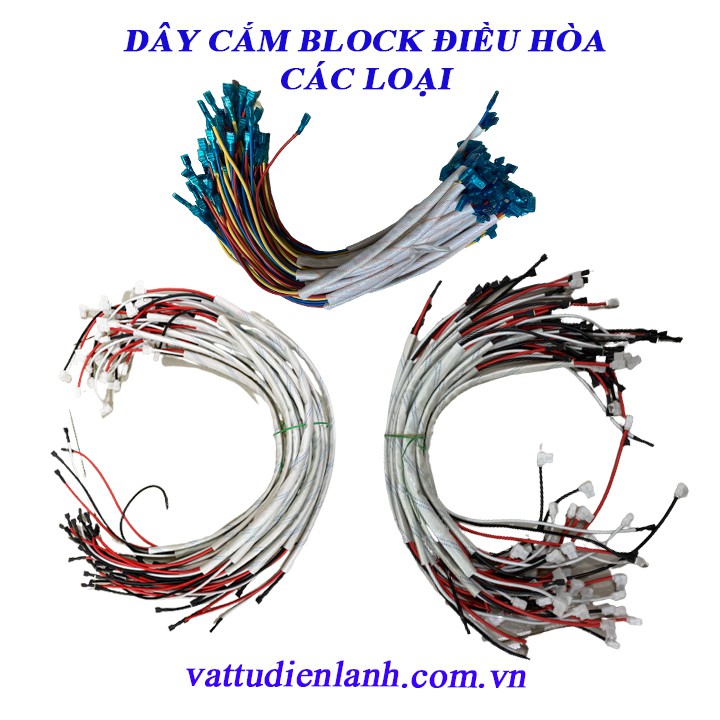 Bộ Dây giắc cắm Block điều hòa máy lạnh các loại - zắc nối lốc ĐH