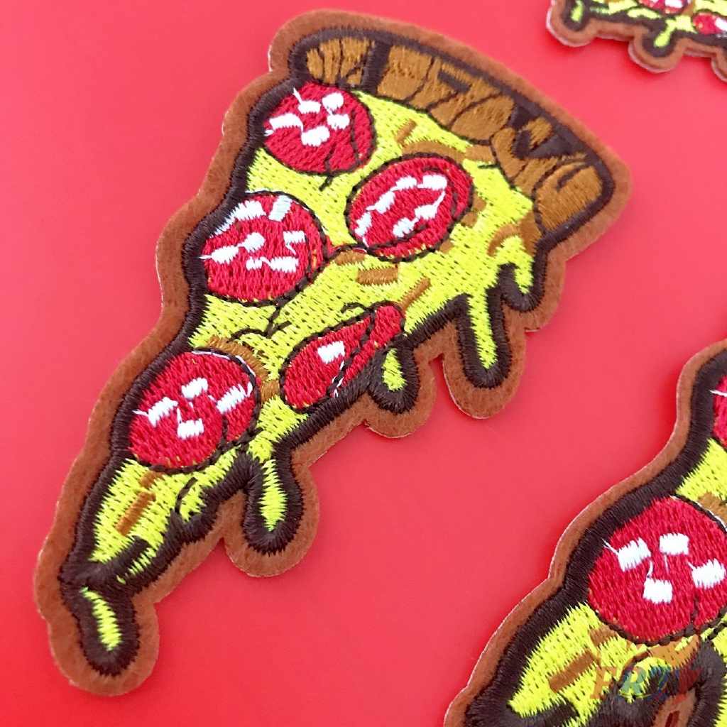 ☸ VSCO - Pizza Patch ☸ 1Pc Diy Sew on Iron on Badges Patches