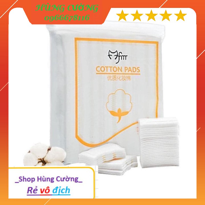 Bông tẩy trang 3 lớp cotton pads (hộp 222 miếng) an toàn cho Da nhạy cảm