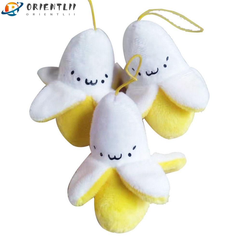 Móc khóa mặt hình quả chuối nhỏ dễ thương