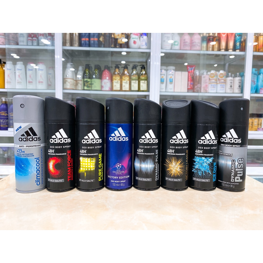 Xịt Khử Mùi Nam Adidas 150ml