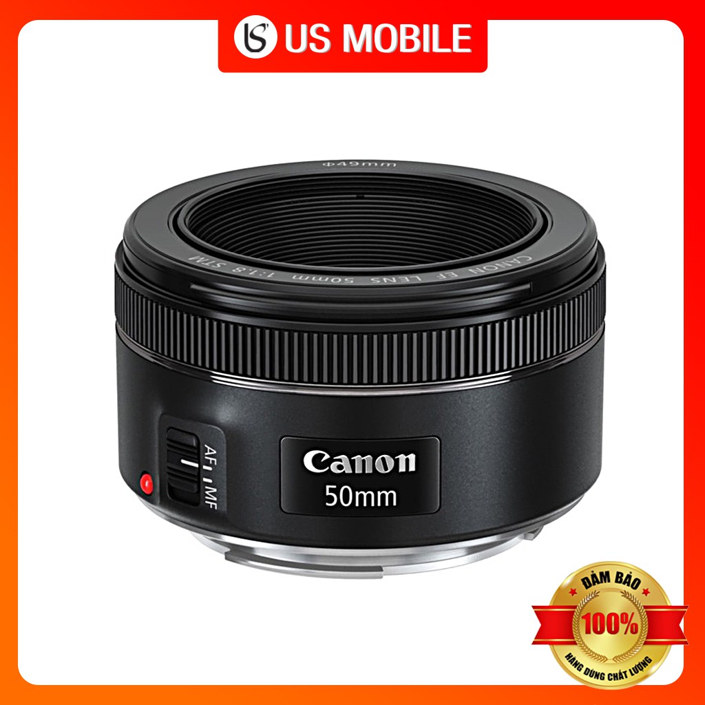 Ống kính Canon EF 50mm f/1.8 STM - Hàng xách tay bảo hành 1 năm