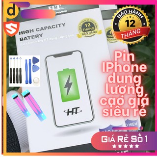 Pin Iphone dung lượng cao HT Electronic chính hãng Dành Cho Game Thủ (5g/5s/6g/6p,6s/6sp,7g/7p,8g/8p )