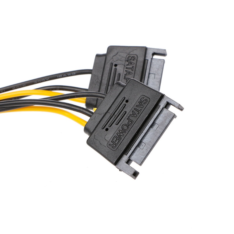 Dây cáp chuyển đổi nguồn 15-Pin SATA sang 6-Pin PCI-E PCI Express cho thẻ Video | BigBuy360 - bigbuy360.vn