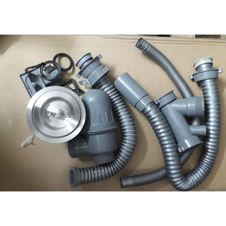 Xi phông thoát nước chậu rửa bát đơn 1 hố (Phi 140)