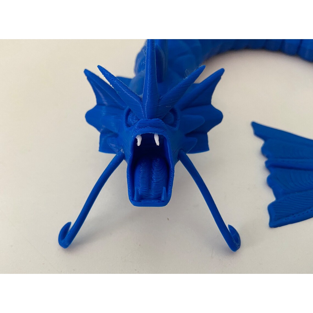 Pokemon Gyarados in 3d có khớp nối di chuyển thay đổi hình dạng siêu ngầu