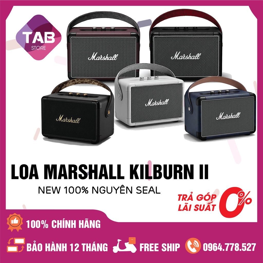 [Mã 55ELSALE2 giảm 5% đơn 3TR] Loa Bluetooth Marshall Kilburn 2 New - Chính Hãng (Bảo Hành 12T)