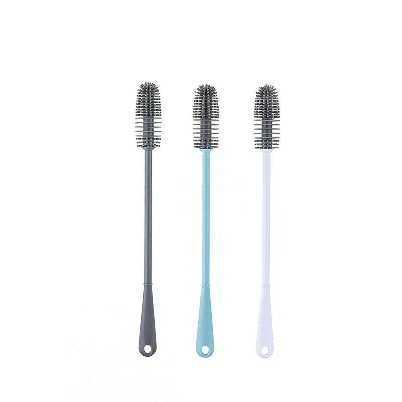 Dụng cụ rửa ly cốc, bàn chải rửa ly cốc bằng nhựa PP, TPR mềm dẻo