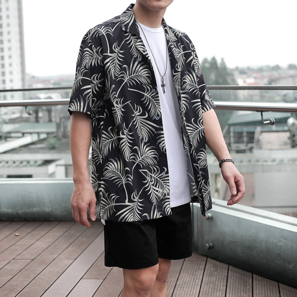 FLORAL SHIRT ( họa tiết lá dừa ) | BigBuy360 - bigbuy360.vn
