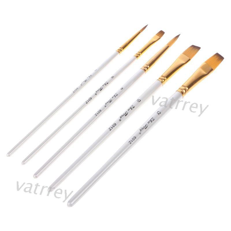 Set 5 cọ vẽ tranh sơn dầu chuyên nghiệp chất lượng cao