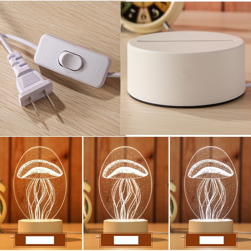 Đèn Ngủ 2D Trang Trí Phòng Ngủ Thêm Sinh Động