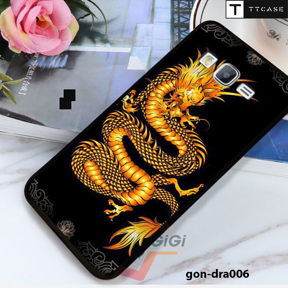 Ốp dẻo Samsung J1 2016, J2 Prime hình Rồng Dragon