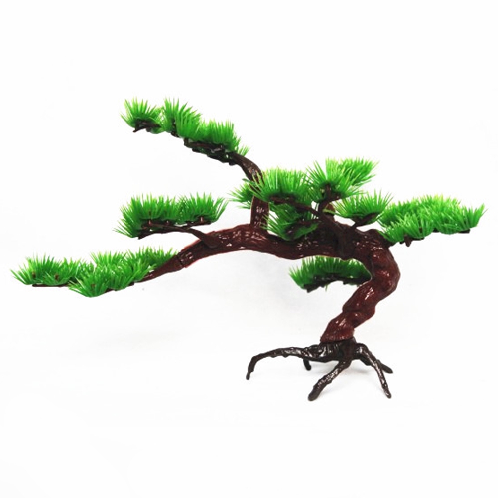 Cây bonsai giả trang trí bể cá bằng nhựa