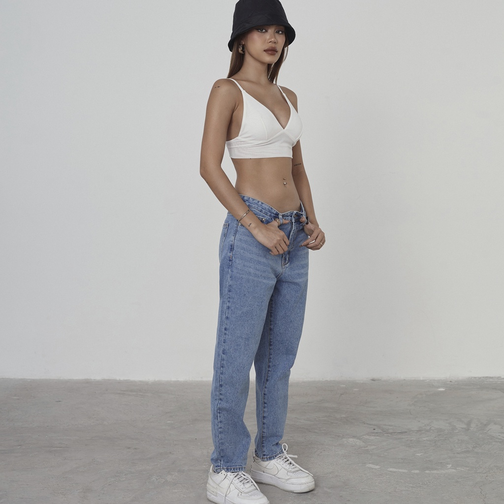 TATICHU - Quần jean baggy thêu túi - Twenty CHU Baggy Jean