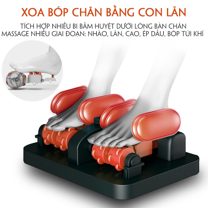 Ghế Massage Toàn Thân Luxury i10 Pro. Công Nghệ Nhật Bản. Con Lăn 4D Di Động. Tổ Hợp Massage Chuyên Sâu