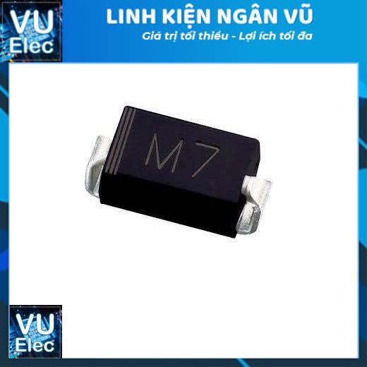 [Đi ốt chỉnh lưu] Diode M7 1N4007 SMD 1A 1000V (10c)