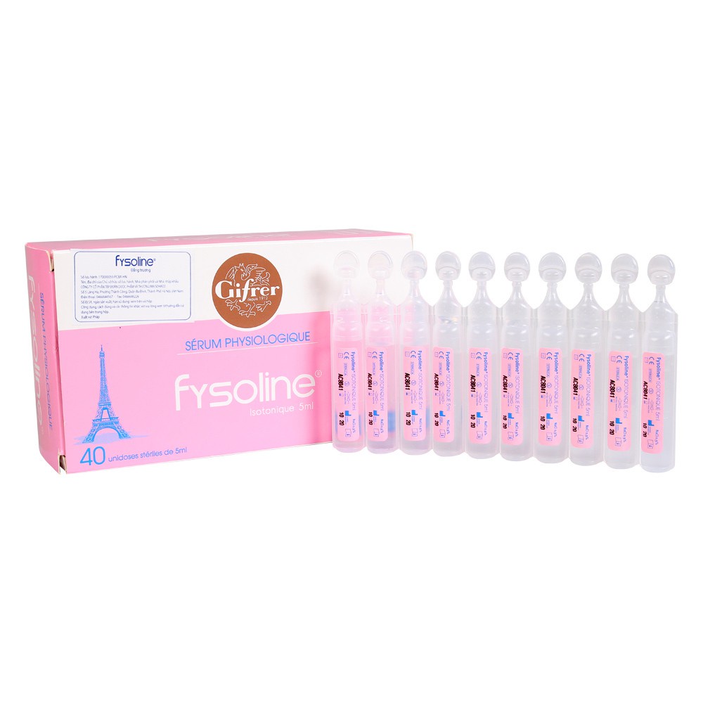 Combo Fysoline vàng 20 ống + Fysoline hồng 40 ống