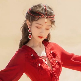 Bờm tóc bohemian - Vòng đội đầu head chain boho style
