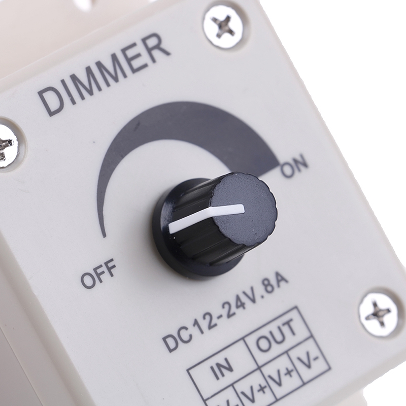 Công tắc vặn điều chỉnh độ sáng đèn LED 12V-24V 8A Pir