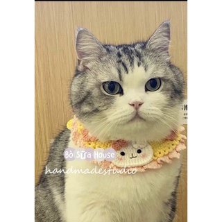 Yếm len handmade cho mèo, cún,thỏ,…