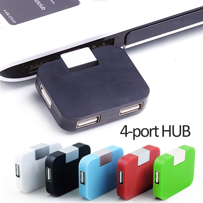Bộ Chia 4 Cổng USB 2.0 2.0 Hình Vuông