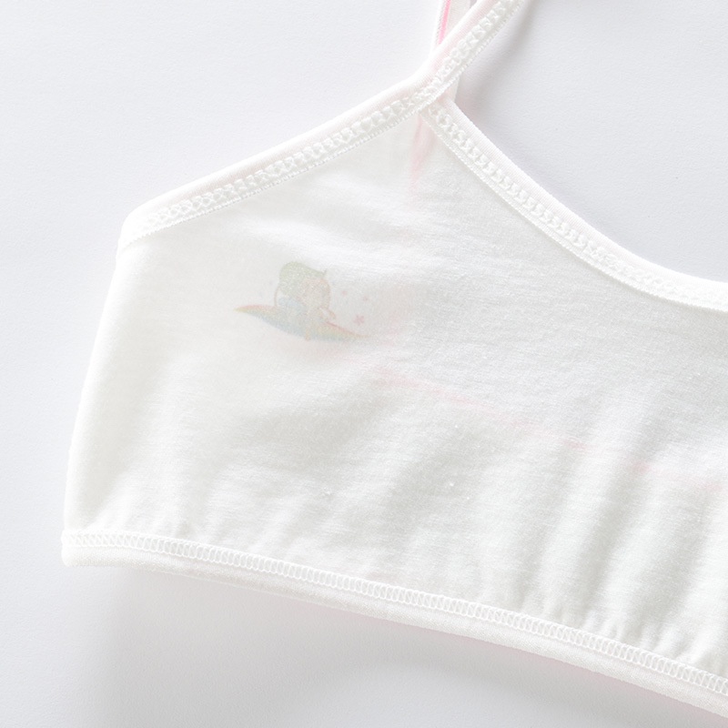 Áo lót bé gái mới lớn 2 dây cotton, bra học sinh từ 20-30kg