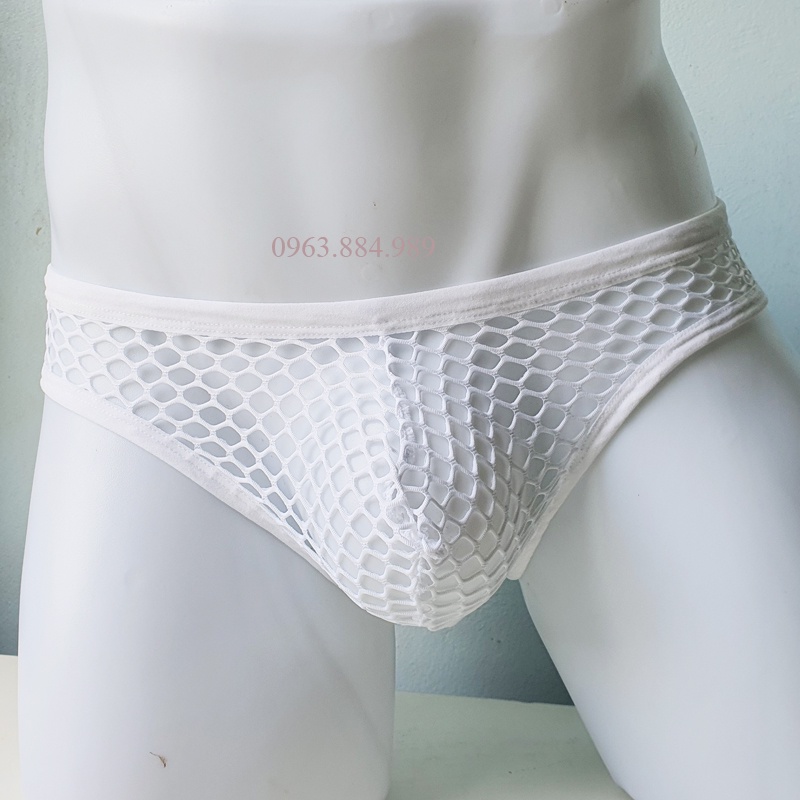 Quần lót nam chất thun lưới cỡ lớn SX.16 dạng tam giác thoáng mát, nhiều màu -giao hàng an toàn cho anh em