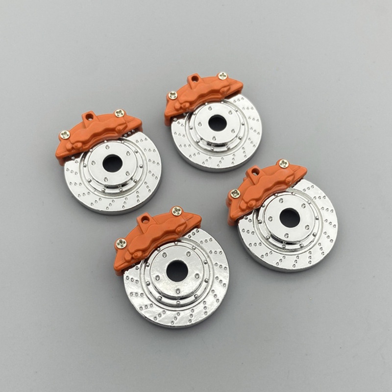 Bộ 4 Kẹp Phanh Đĩa Bằng Kim Loại Nâng Cấp Cho Xe Điều Khiển WPL D12 RC Crawler