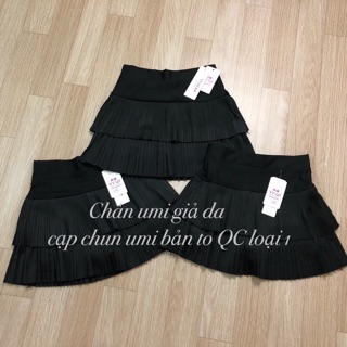 Chân váy xếp li tầng