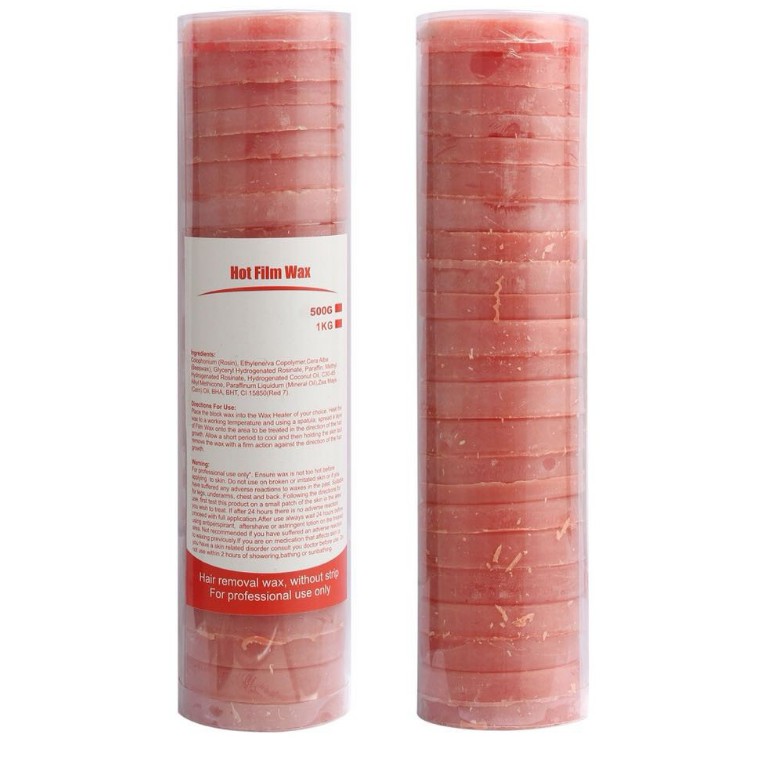 Sáp wax lông dạng viên Sáp Cao Cấp wax lông cực sạch thỏi sáp 500g,Phân Loại Màu (Free que gỗ)