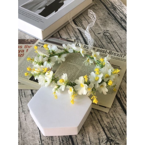 Vòng hoa đội đầu cúc họa my, vòng hoa kỷ yếu, bế giảng