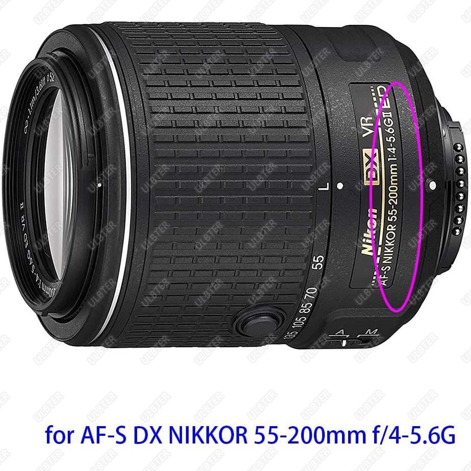 Nắp Đậy Ống Kính Ulbter 52mm Cho Af-s 18-55mm F / 3.5-5.6g & Af-s 55-200mm F / 4-5.6g For Nikon D5100 D3200 D3100 D3100