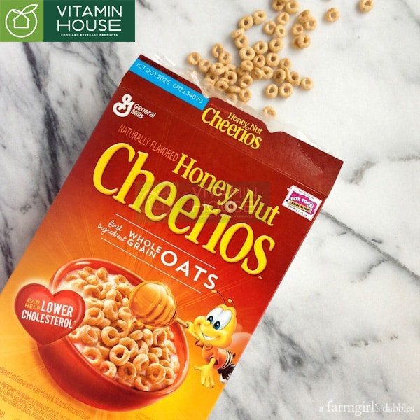 Bánh Ngũ Cốc Mật Ong ăn sáng Cheerios 306g [VITAMIN HOUSE]