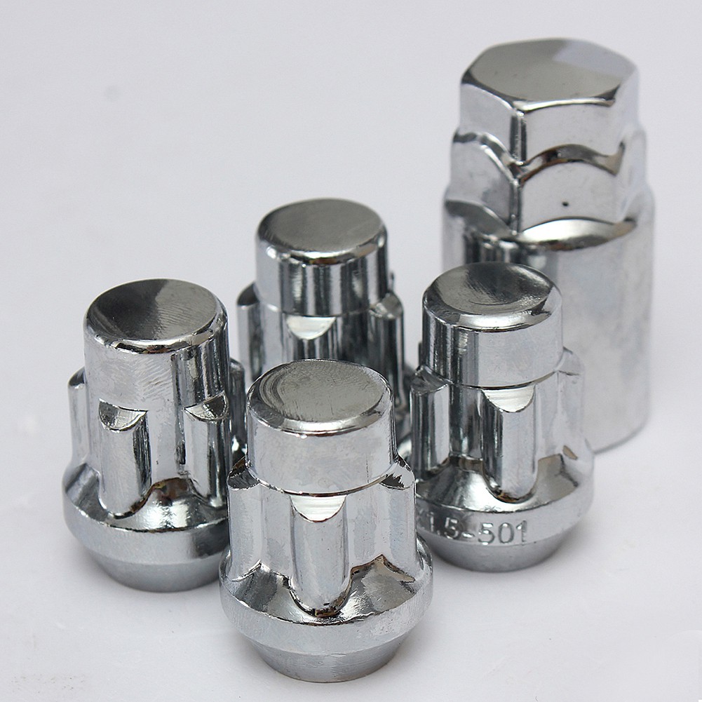 Set 4 Bu Lông 12x1.5mm 60 Độ Chống Trộm Kèm Chìa Khóa X39