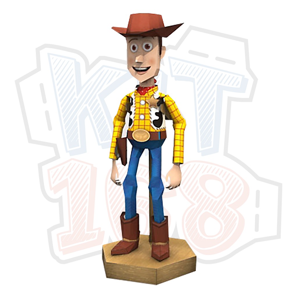Mô hình giấy Anime Cartoon Sheriff Woody - Toy Story