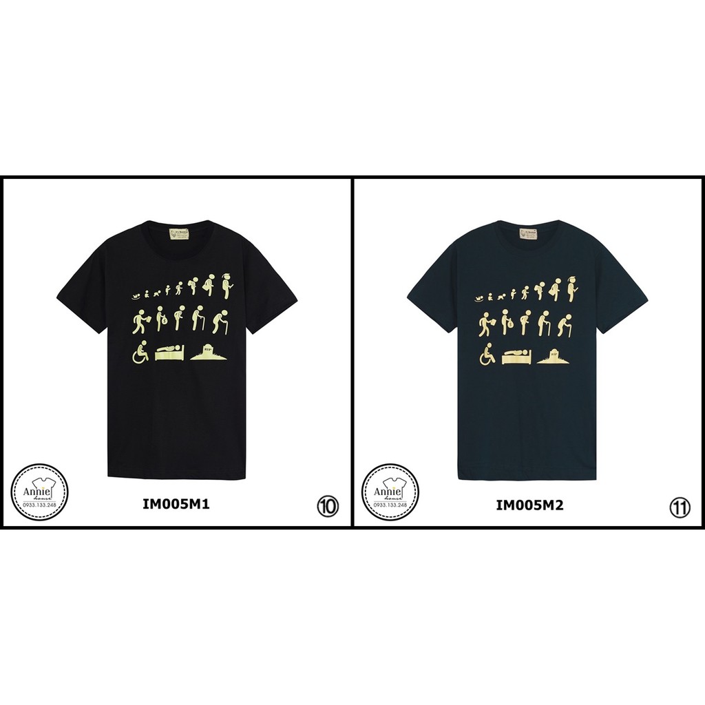 Áo thun hình phom suông IT'S MONKEY Thái Lan IM001 - IM005, Unisex nam nữ | Shopee Việt Nam