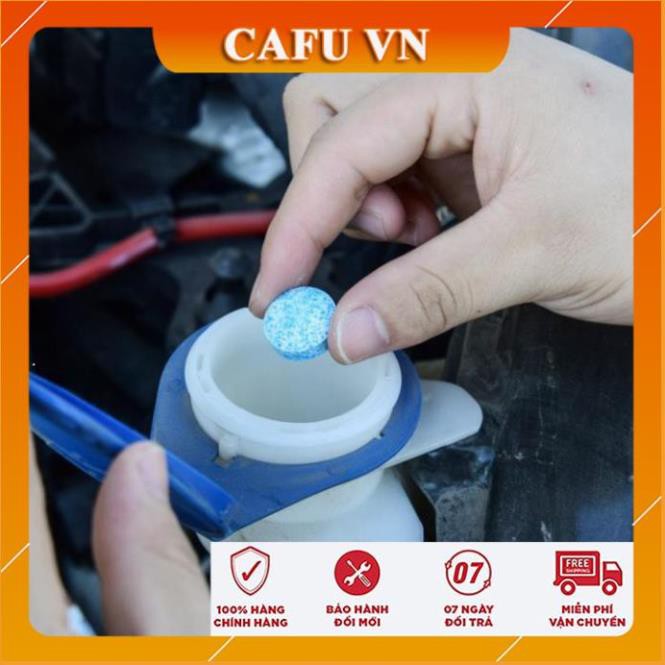 Viên sủi rửa kính ô tô viên sủi tẩy sạch kính, tạo hiệu ứng lá sen - CAFU VN