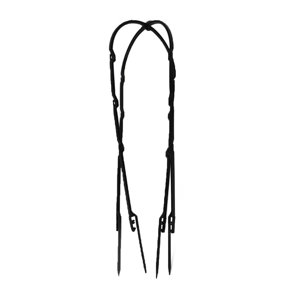 [Hàng Có Sẵn] Giá Đỡ Chậu Cây Dây Leo Bằng Nhựa Màu Đen Đơn Giản Trang Trí Sân Vườn