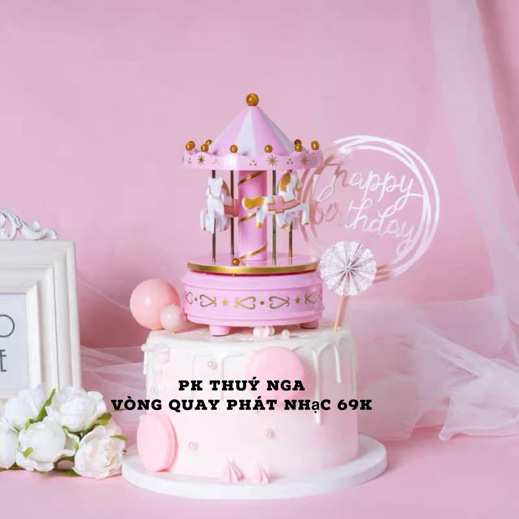 Vòng quay phát nhạc xanh,hồng