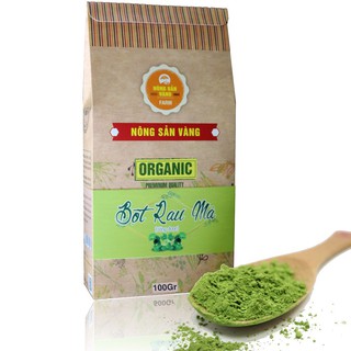 Bột Nông Sản Vàng Rau Má 100g