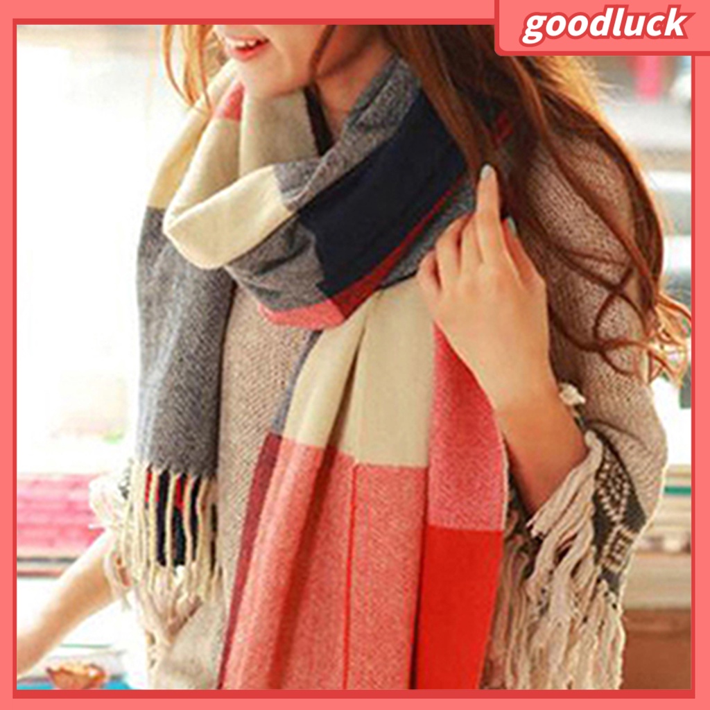 Khăn Choàng Nữ, Dài, Rộng, Ấm Áp, Thời Trang Mùa Đông