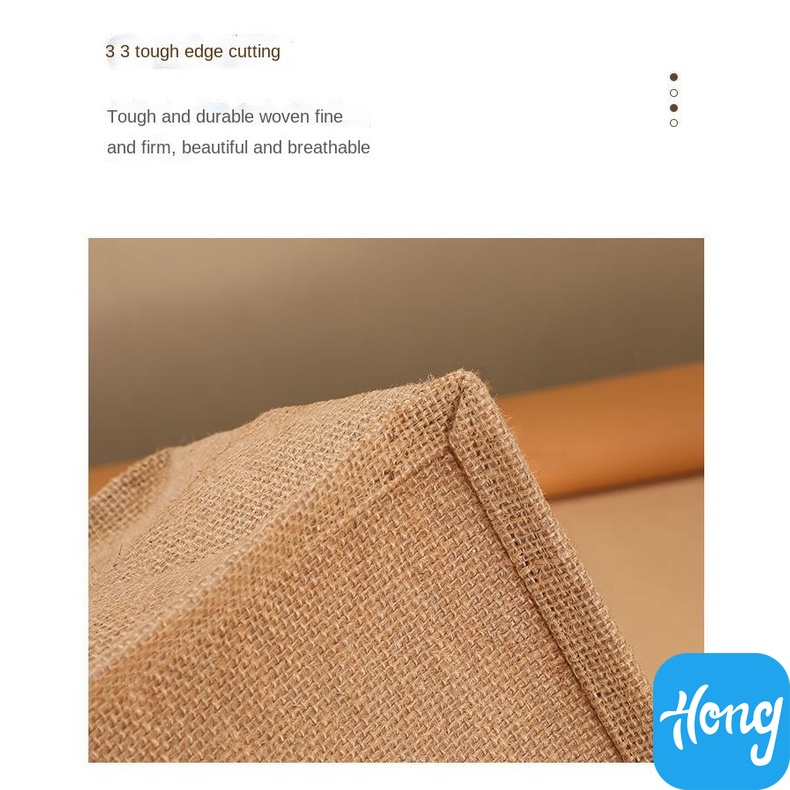 Túi MUJI đựng hộp cơm trưa xách tay chất liệu cói phối lanh chống thấm nước tiện dụng cho nữ