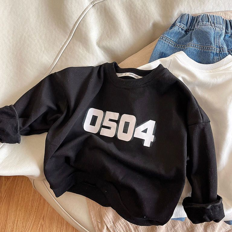 Áo Thun Cotton Cổ Tròn Tay Dài Phong Cách Ngoại Quốc Thời Trang Xuân Thu Mới Dành Cho Trẻ Em