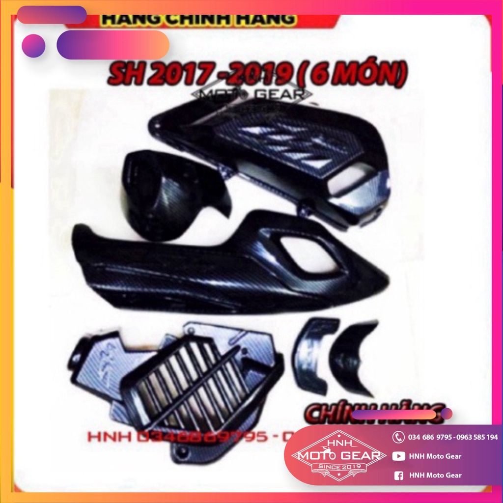 Bộ Carbon SH Việt 2017 - 2019 6 Món Artista Chính Hãng