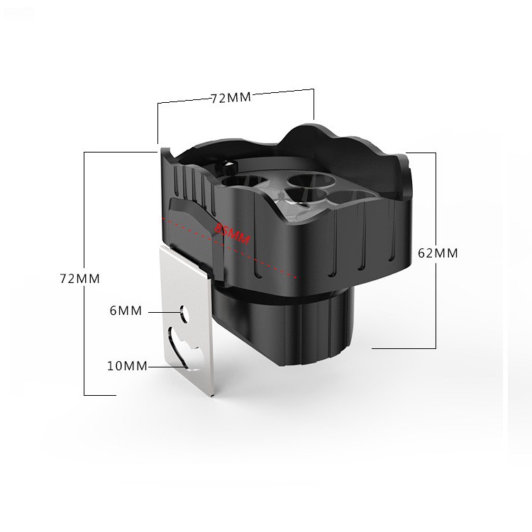 Đèn Trợ Sáng M1 Ngắn Lắp Chân Gương - BH 3 Tháng