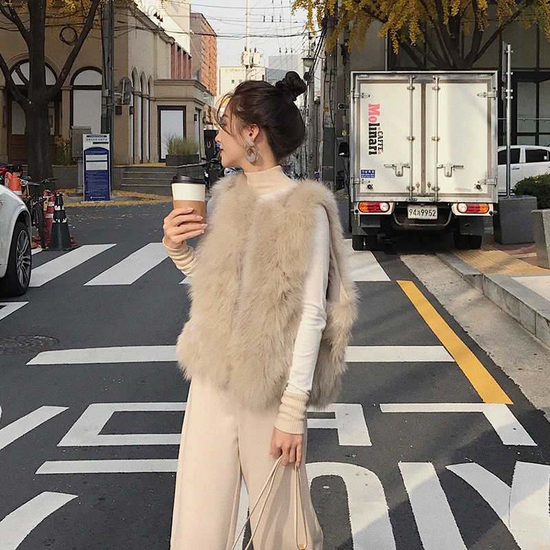 Sẵn - Gile Len Lông Thỏ | Áo Gile Cardigan Len Nữ Chất Lông Mềm Mịn Sang Chảnh Hàng Quảng Châu